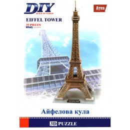 Eiffel Tower 3D Пъзел