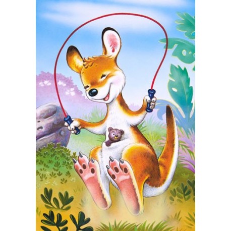 Пъзел - Little Skipping Kangaroo